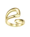 Macy's Gold-plated Bypass Statement Ring In Gold