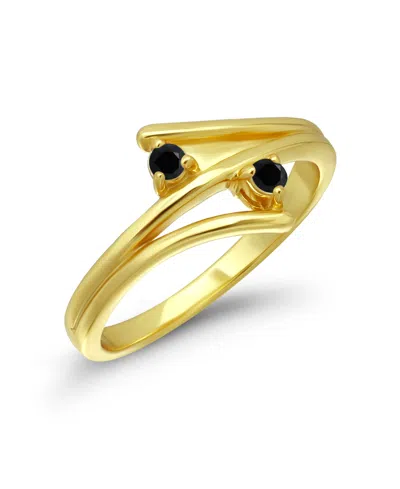 Macy's Gold-plated Cubic Zirconia Open Ring