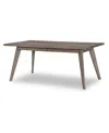 Macy's Greystone Ii Rectangle Dining Table In Grey