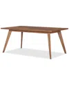 Macy's Greystone Ii Rectangular Dining Table In Brown
