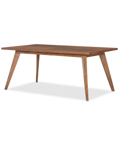 Macy's Greystone Ii Rectangular Dining Table In Brown