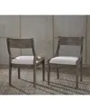 Macy's Greystone Ii Sling Back Side Chair In Grey