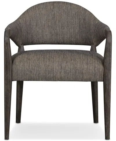 Macy's Griffith Arm Chair In Dark Gray