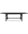 Macy's Griffith Rectangular Dining Table In Dark Gray