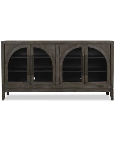 Macy's Griffith Sideboard In Dark Gray