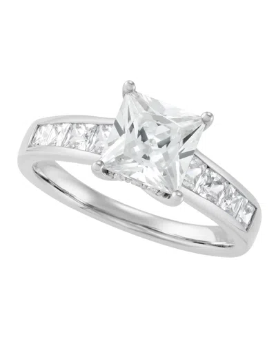 Macy's Grown With Love Certified Lab Grown Diamond Ring (3 Ct. T.w.) In 14k Yellow And White Gold