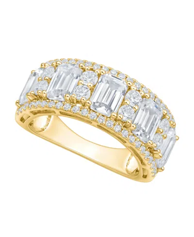 Macy's Grown With Love Igi Certified Lab Grown Diamond Band Ring (4-1/2 Ct. T.w.) In 14k White Or Yellow Go In Gold