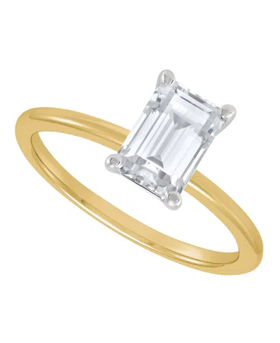 Macy's Grown With Love Igi Certified Lab Grown Diamond Solitaire Engagement Ring (1-1/2 Ct. T.w.) In 14k Ye In Gold