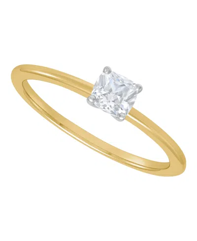 Macy's Grown With Love Igi Certified Lab Grown Diamond Solitaire Engagement Ring (1/2 Ct. T.w.) In 14k Whit In Gold