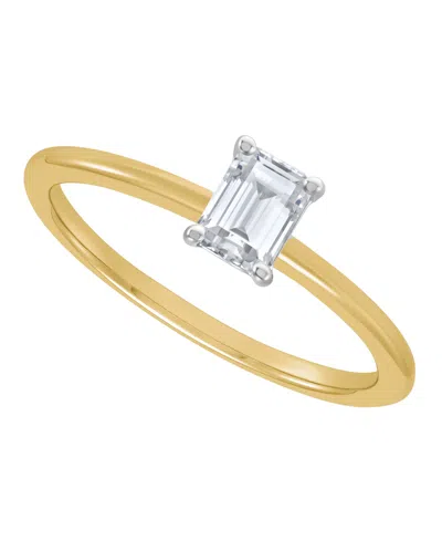 Macy's Grown With Love Igi Certified Lab Grown Diamond Solitaire Engagement Ring (1/2 Ct. T.w.) In 14k Yell In Gold