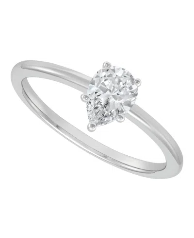 Macy's Grown With Love Igi Certified Lab Grown Diamond Solitaire Engagement Ring (1/2 Ct. T.w.) In 14k Yell In Metallic
