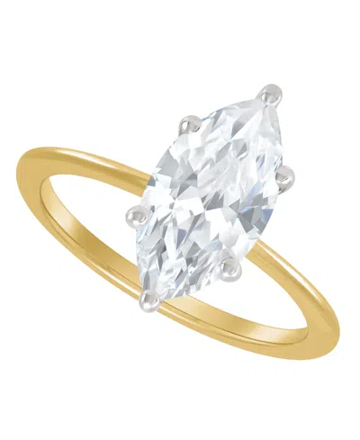 Macy's Grown With Love Igi Certified Lab Grown Diamond Solitaire Engagement Ring (2 Ct. T.w.) In 14k Yellow In Gold