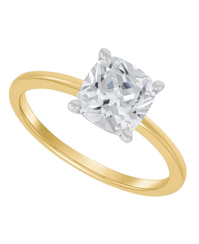 Macy's Grown With Love Igi Certified Lab Grown Diamond Solitaire Engagement Ring (2 Ct. T.w.) In 14k Yellow In Gold