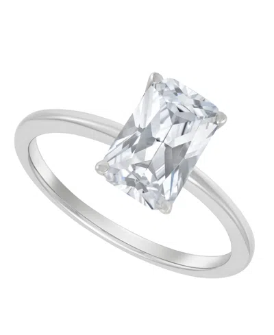 Macy's Grown With Love Igi Certified Lab Grown Diamond Solitaire Engagement Ring (2 Ct. T.w.) In 14k Yellow In Silver