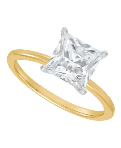 Macy's Grown With Love Igi Certified Lab Grown Diamond Solitaire Engagement Ring (2-1/2 Ct. T.w.) In 14k Wh In Gold