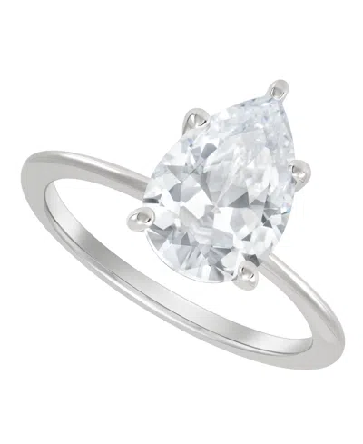 Macy's Grown With Love Igi Certified Lab Grown Diamond Solitaire Engagement Ring (2-1/2 Ct. T.w.) In 14k Wh In Silver