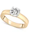 Macy's Gsi Certified Diamond Solitaire Engagement Ring (1 Ct. T.w.) In 14k White Or Yellow Gold