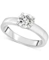 Macy's Gsi Certified Diamond Solitaire Engagement Ring (1 Ct. T.w.) In 14k White Or Yellow Gold