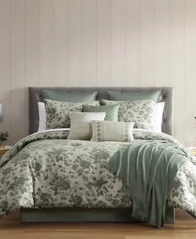 Macy's Guthrie Floral 14-pc. Comforter Set, Queen In Multi