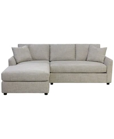 Macy's Harlan 2-piece Chaise Sofa,  Exclusive In Brown
