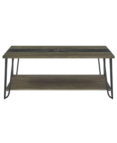 Macy's Harper 18.25" Wood Cocktail Table In Multi