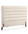 Macy's Haryan Upholstered Queen Headboard In Sand