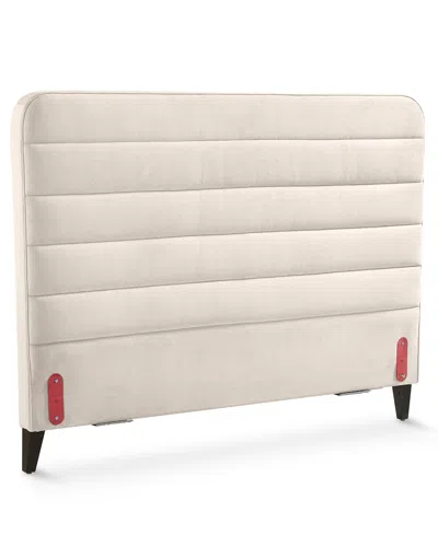 Macy's Haryan Upholstered Queen Headboard In Sand