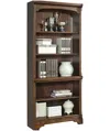 Macy's Hawthorne Open Bookcase In Brown