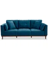 Macy's Hazelynn Fabric Sofa, Exclusively At Macys In Blue