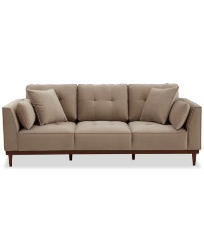 Macy's Hazelynn Fabric Sofa, Exclusively At Macys In Neutral