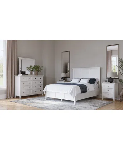 MACY'S HEDWORTH CALIFORNIA KING BED 3PC (CALIFORNIA KING BED + DRESSER + NIGHTSTAND)