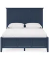Macy's Hedworth California King Bed In Blue