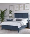 Macy's Hedworth Full 3-pc. Set (bed, Chest & Nightstand) In Blue