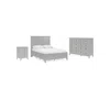 Macy's Hedworth California King Storage 3-pc. Set (bed, Dresser & Nightstand) In Grey