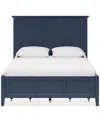 Macy's Hedworth Full Storage Bed In Blue