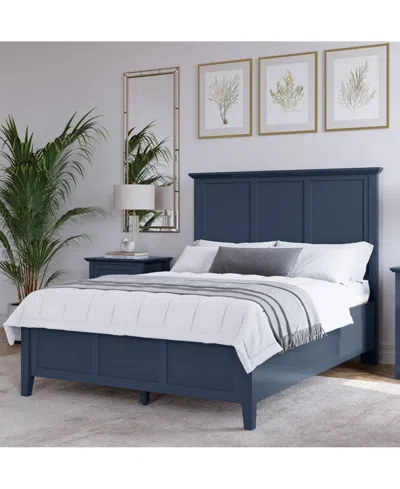 Macy's Hedworth King 3-pc. Set (bed, Dresser & Nightstand) In Blue