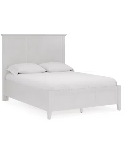 Macy's Hedworth King Bed In White