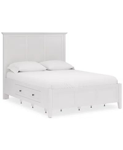 Macy's Hedworth King Storage Bed In White