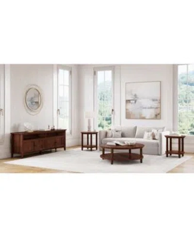 Macy's Hedworth Living Room Collection In Dark Mocha