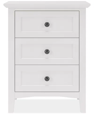 Macy's Hedworth Nightstand In White