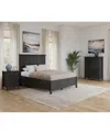 Macy's Hedworth Queen 3-pc. Set (bed, Chest & Nightstand) In Black
