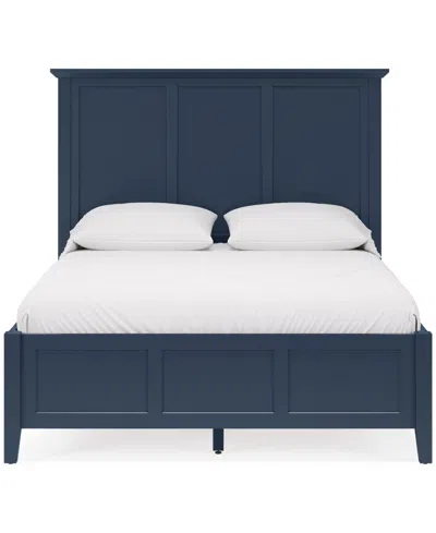Macy's Hedworth Queen Bed In Blue