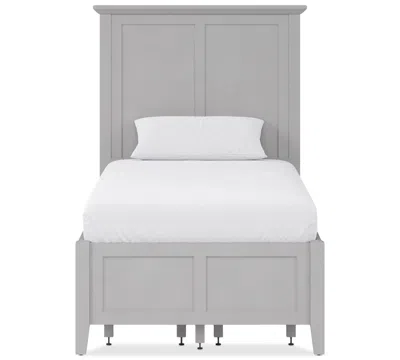 Macy's Hedworth Twin 3-pc. Set (bed, Dresser & Nightstand) In Grey