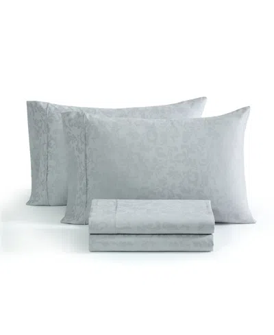 Macy's Holiday Essential 300-thread Count Cotton 4-piece Sheet Set, California King In Blue