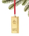 Macy's Holiday Lane All About You Gold Bar Ornament, Exclusively At  In No Color