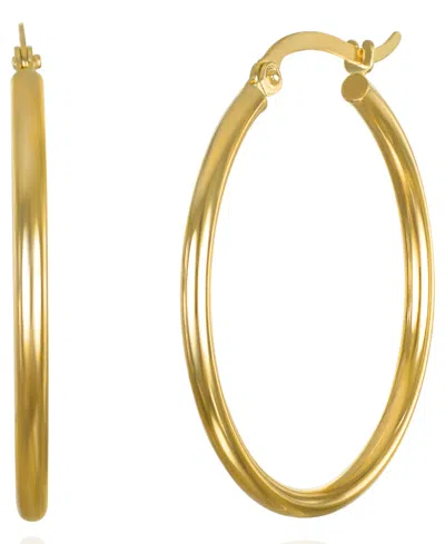 Macy's Hoop Earrings In 10k Yellow Gold