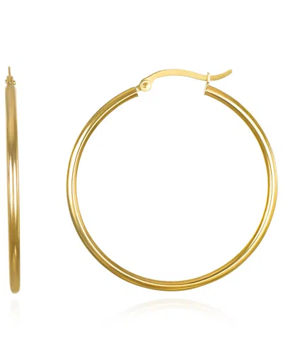 Macy's Hoop Earrings In 10k Yellow Gold