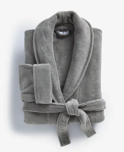Macy's Hotel Collection Turkish Cotton Folded Boxed Robe,  Exclusive In Steel