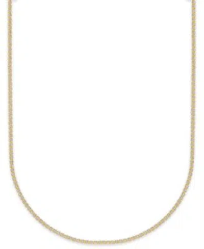 Macy's Macys Ice Chain Necklace In 10k Yellow Gold