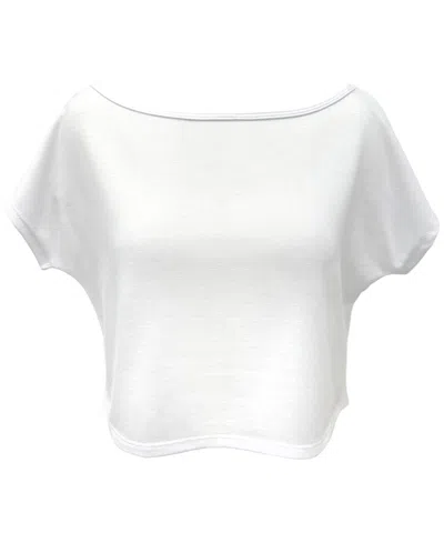 Macy's Id Ideology Women's Off-the-shoulder T-shirt, Created For  In Winter Whi